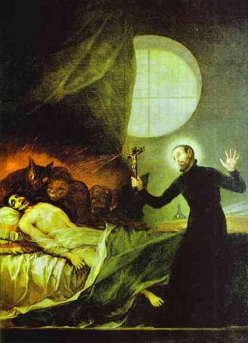 St.Francis Borgia Exorsizing, Francisco Jose de Goya